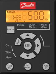 Danfoss 132B0254 LCP 21 numeric VLT control panel