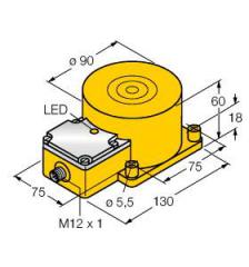 Ni100U-K90SR M12 connector