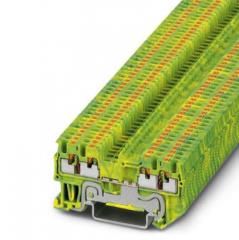 Phoenix Contact 3208333 PT 1,5/S-QUATTRO-PE Terminal block push-in earth (10 pack)