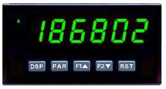 Red Lion PAXC0120 dual counter,  85-250Vac supply, green