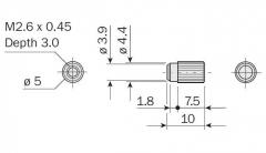 Sick LL3-TA01 (5308128) Attachment lens for optical fiber cable
