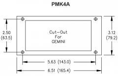 Red Lion PMK4A000 mounting panel for GEMINI