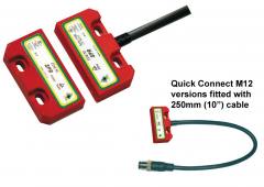 IDEM 111012 SPR, M12 plug '2NC' Magnetic safety switch