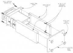 Red Lion BMK30000 small meter base mount kit