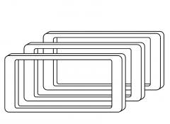 Red Lion PMKG1000 Panel mount adapter kit