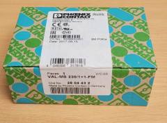 Phoenix Contact 2804432 VAL-MS 230/1+1-FM Type 2 Surge arrester for 3-conductor power supply systems (L1, N, PE), clearance