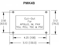 Red Lion PMK4B000 mounting panel for APOLLO, IM, PAX, TCU, PCU, TSC and PSU