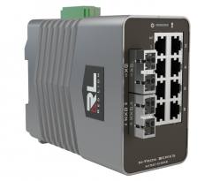 Red Lion NT-5010-GX2-SC40 10-port Gigabit Managed Industrial Ethernet Switch  8xRJ45 2xSC 40km