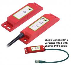 IDEM 110016 LPR, M12 plug '2NC' Magnetic safety switch