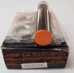 IFM IGA3005-BPOG/BS-201-APS (IG5584) Inductive sensor, M18, PNP, NO, 5mm flush, M18 plug (clearance)