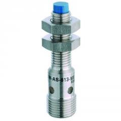 Contrinex DW-AS-613-M8 inductive sensor M8, PNP NO, 2.5mm non-flush, M12 4-pin plug, 45mm
