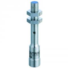 Contrinex DW-AS-504-M8 inductive sensor M8, PNP NC, 3mm flush, M12 4-pin plug, 66mm