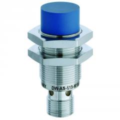 Contrinex DW-AS-514-M18-120 inductive sensor M18 Brass, PNP NC, 20mm non-flush, M12 4-pin plug, 49mm