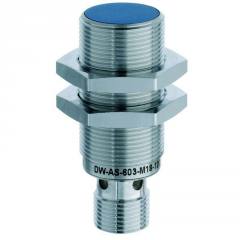 Contrinex DW-DS-605-M18-120 inductive sensor M18 Brass, 2-wire DC NO, 5mm flush, M12 4-pin plug, 35mm