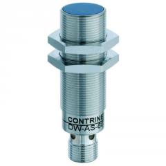 Contrinex DW-DS-606-M18-002 inductive sensor M18 Brass, 2-wire DC NC, 5mm flush, M12 4-pin plug, 50mm