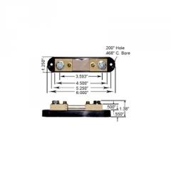 Red Lion APSCM010 DC current shunt, 10A dc with 100mV output