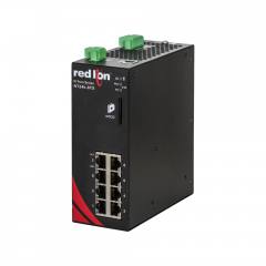 Red Lion N-Tron NT24k-8TX Gigabit managed Ethernet switch, 8 RJ45 ports