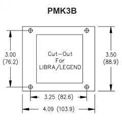 Red Lion PMK3B000 - LIBRA/LEGEND mounting panel