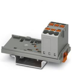 Phoenix Contact 3273000 PTFIX 6X2,5-NS35 GY distribution block, transverse on NS35 rail, 6 points, grey (box of 10)