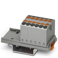 Phoenix Contact 3273022 PTFIX 12X2,5-NS35 GY distribution block, transverse on NS35 rail, 12 points, grey (box of 8)