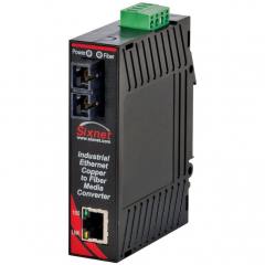 Red Lion Sixnet SL-2ES-2SC Unmanaged 2 Port Industrial Ethernet Multimode fiber optic (4Km) Media Converter