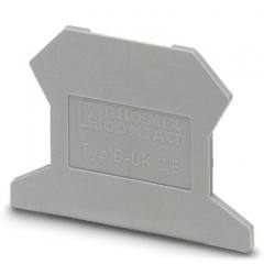 Phoenix Contact 3001022 D-UK 2,5 Terminal block end cover (10 pack)