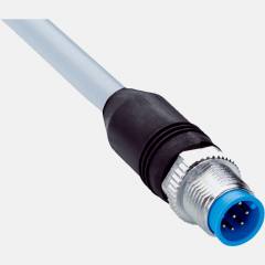 Sick YM2A28-020VA6XLEAX (2096232) Sensor actuator cable, Male connector, M12 8-pin, straight, 2m, Shielded