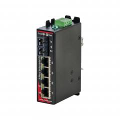 Red Lion Sixnet SLX-5ES-2SC Unmanaged 5 Port Industrial Ethernet switch, Multimode fiber optic (4Km), SC connector