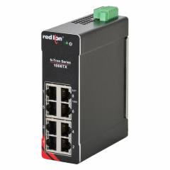 Red Lion N-Tron 1008TX 8 port unmanaged Gigabit industrial Ethernet switch