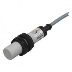 Carlo Gavazzi CA18CLF08TC Capacitive sensor, M18, 2-wire AC, NC, Flush, Cable