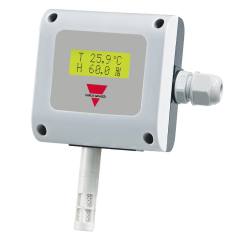 Carlo Gavazzi ESTHW50VDM wall mount temperature and humidity sensor with display, 0-10V, RS485 Modbus