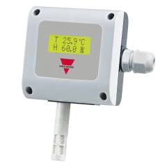 Carlo Gavazzi ESTHW50ADM wall mount temperature and humidity sensor with display, 4-20mA, RS485 Modbus