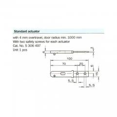 Sick 5306497 IE100-S1 BETAETIGER safety limit switch actuator
