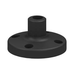 Siemens 8WD4308-0DB foot mount, plastic, for pipe mounting, accessory for signaling columns, with diameter 70mm (clearance)