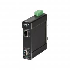 Red  Lion N-Tron 1002MC-LX-10 Media converter, Gigabit, Singlemode SFP LC fiber port, 10km