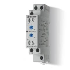 Finder 80.91.0.240.0000 Asymmetrical flasher, multi-voltage timer, 17.5mm wide, 16A