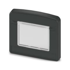 Phoenix Contact 1524414 MCS-78X64-C-L-9005 housing frame, latching cover, 78 x 64mm, black (10 pack)