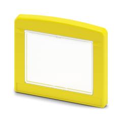 Phoenix Contact 1524479 MCS-112X90-C-L-1018 housing frame, latching cover, 112 x 90mm, yellow (10 pack)