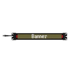 Banner SD50P300WSQP (3817047) SD50 status display with Modbus, 8x96 pixels, RGB indicator LEDs