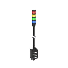 Banner LCA130T4-TL50BGYR600Q (813451) TL50 Andon tower light assembly, 4 color Blue Green Yellow Red, 600mm pipe
