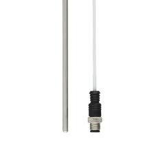 IFM Electronic TS2452 TS-200KLKD06 .../US PT100 Temperature sensor, clamp adapter  6mm, M12 pigtail 2m, PTFE