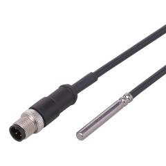 IFM Electronic TS5289 TS-500KLKD6-.../US/ PT100 Temperature sensor, clamp adapter  6mm, M12 pigtail 5m, PUR
