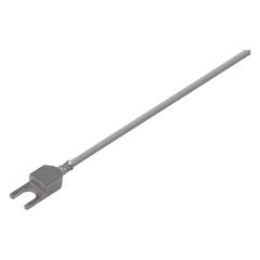 IFM Electronic TS502A TS-500KEKD06.../5M/3D/3G PT100 Temperature sensor, Bolt-on 10 x 18 x 48mm, Cable 5m, silcone