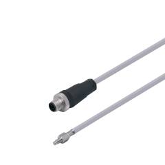 IFM Electronic TS2759 TS-PT100-SCREW-IN M5 PT100 Temperature sensor, M5 external thread, M12 pigtail 2m, silicone