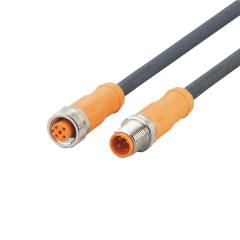 IFM EVC720 Jumper cable, M12 4 pin straight, male female, 5m PUR