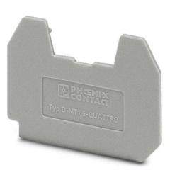 Phoenix Contact Terminal block end cover 3002982 D-MT 1,5-QUATTRO (50 pack)