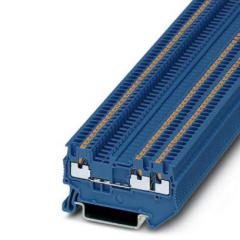 Phoenix Contact Terminal block push-in blue 3208168 PT 1,5/S-TWIN BU (10 pack)