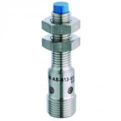 Contrinex DW-AS-611-M8 inductive sensor M8, NPN NO, 2.5mm non-flush, M12 4-pin plug, 45mm