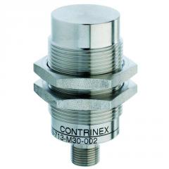 Contrinex DW-AS-711-M30-002 inductive sensor M30 Stainless steel, NPN NO, 40mm non-flush, M12 4-pin plug, 64mm