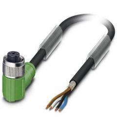 Phoenix Contact Sensor cable 1682919 SAC-4P- 3,0-PUR/M12FR SH, M12 4pin female socket, right-angle, 3m PUR shielded